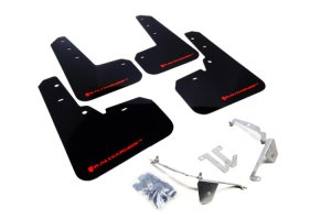 Subaru XV Crosstrek Mud Flaps - Rally Armor - UR Series - Red - `13-`17 Subaru XV Crosstrek Mud Flaps - Rally Armor - UR Series - Red - `13-`17